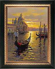 Bob Pejman - Venetian Sunset Original Oil
